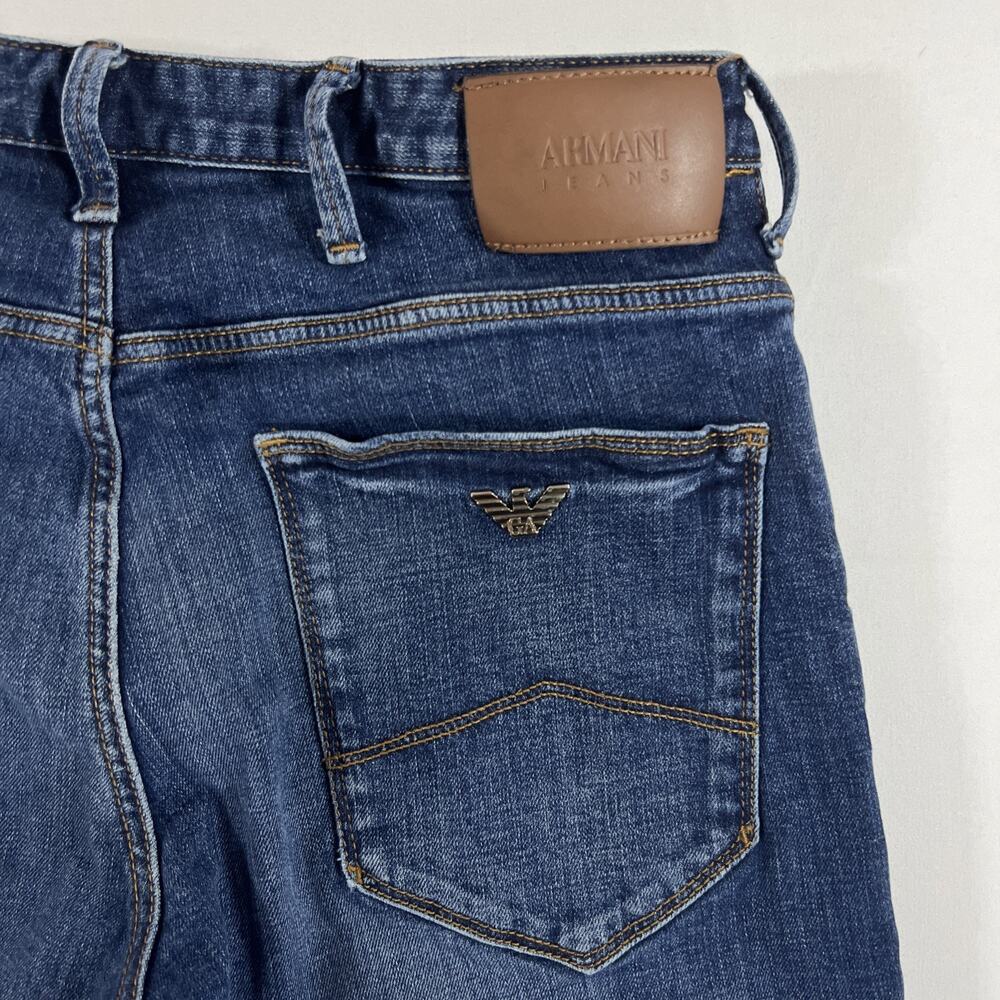 Emporio Armani J06 Slim Fit Stretch Blue Jeans Mens W30 L31 - Picture 7 of 15
